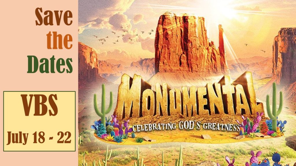 VBS Save the Dates